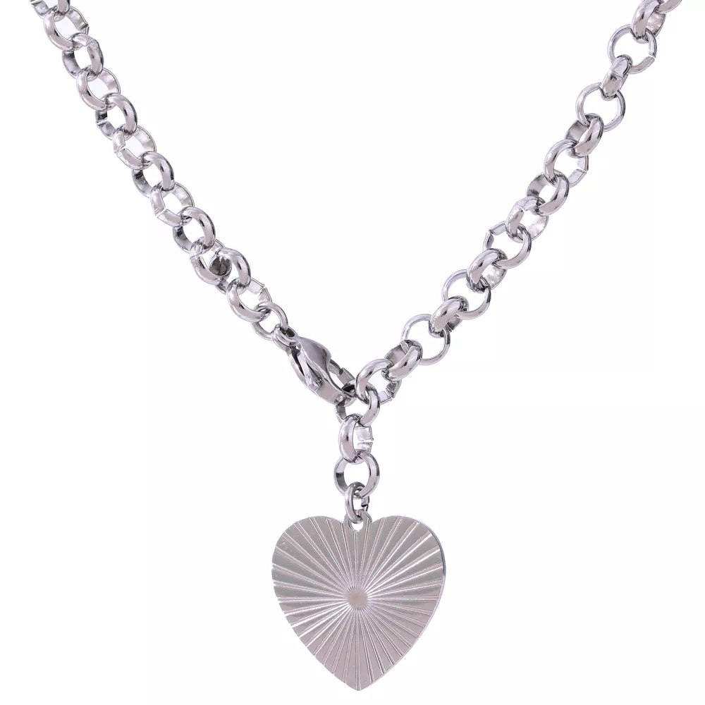 Heart Link Necklace