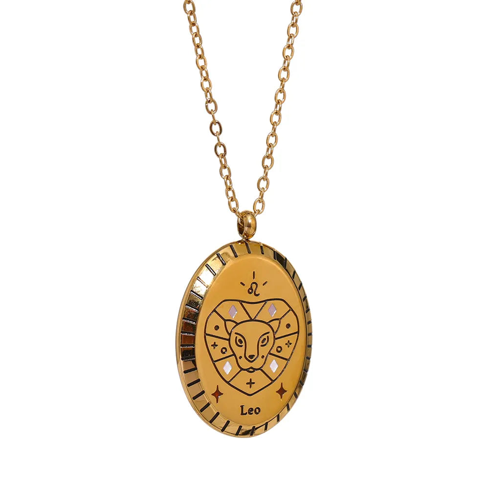 Zodiac Medallion Necklace