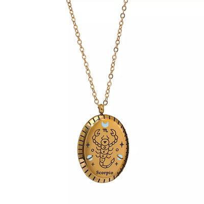 Zodiac Medallion Necklace