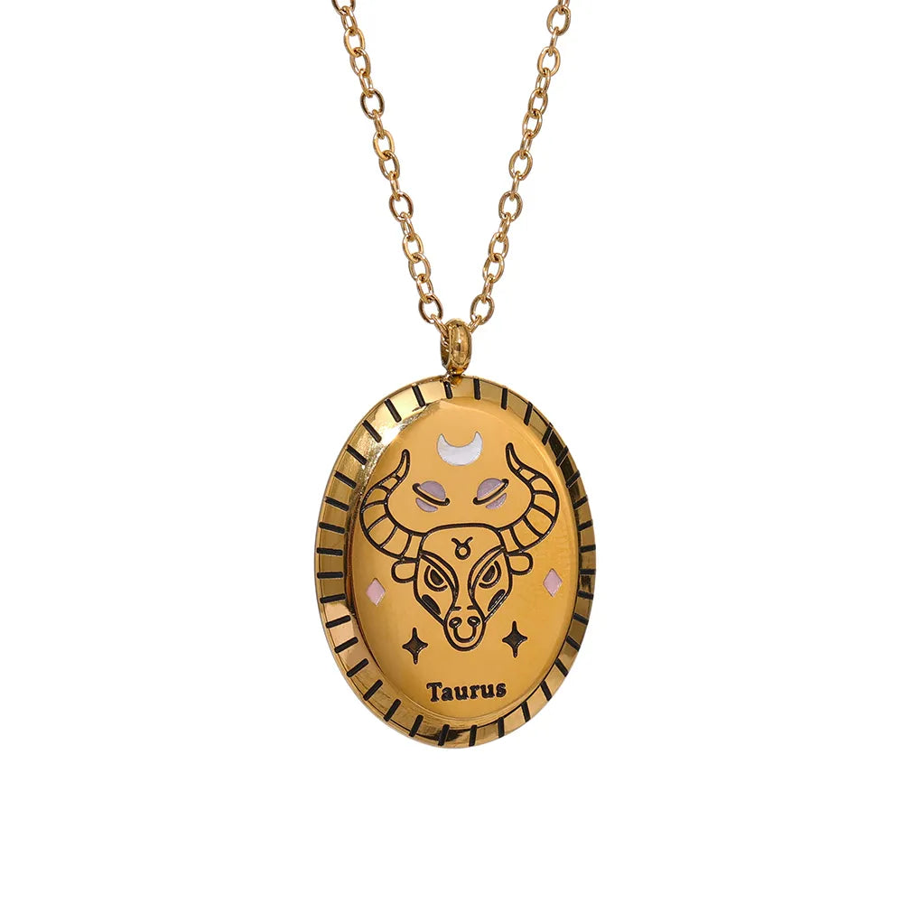 Zodiac Medallion Necklace