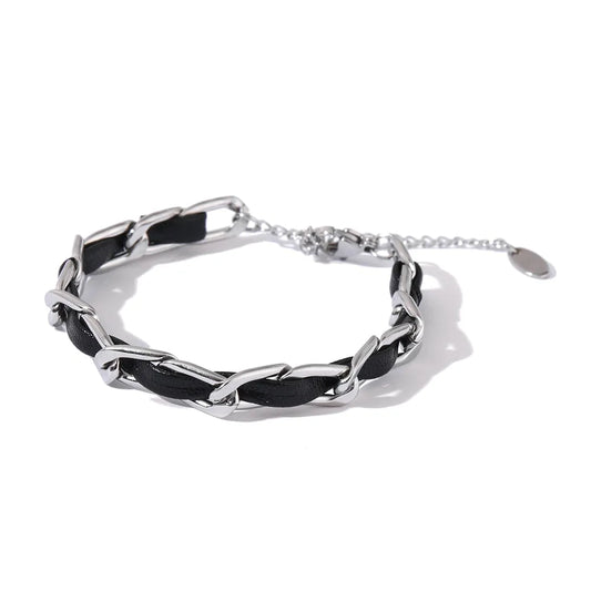Leather Chain Bracelet