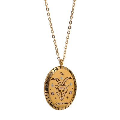 Zodiac Medallion Necklace