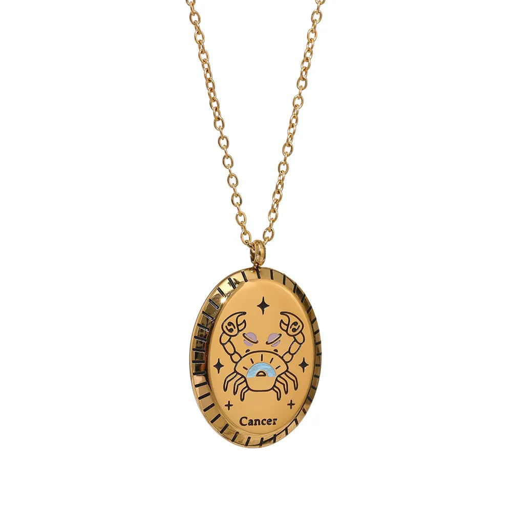 Zodiac Medallion Necklace