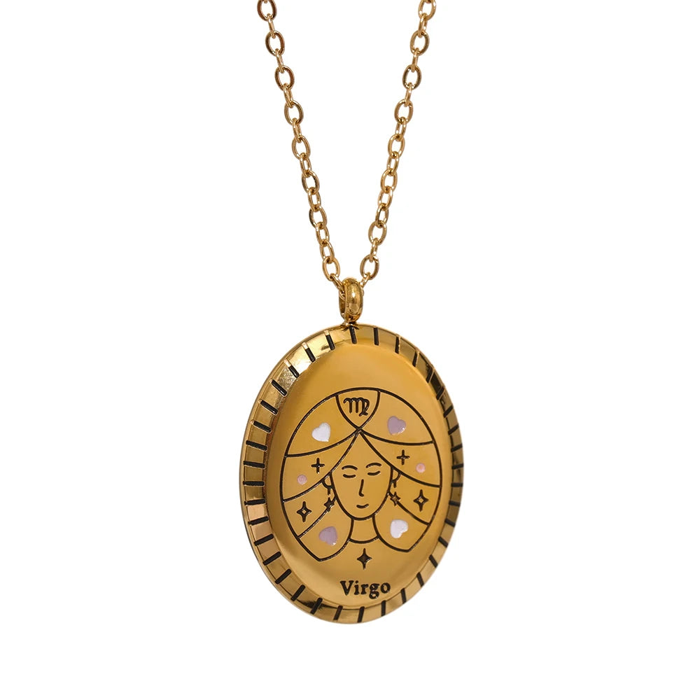 Zodiac Medallion Necklace