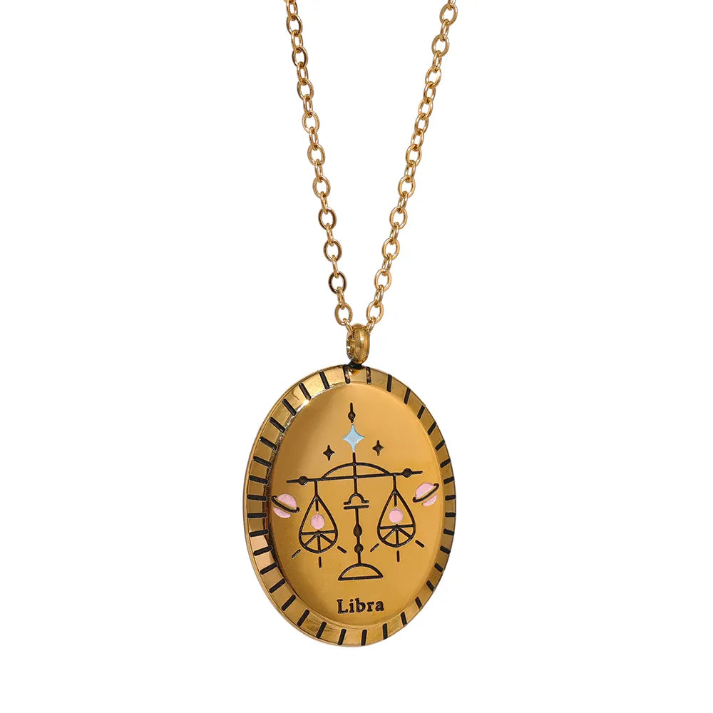 Zodiac Medallion Necklace