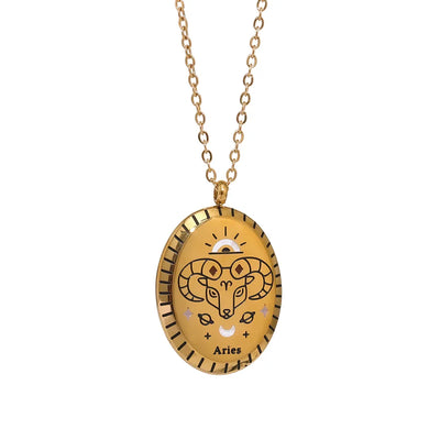 Zodiac Medallion Necklace