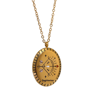 Zodiac Medallion Necklace