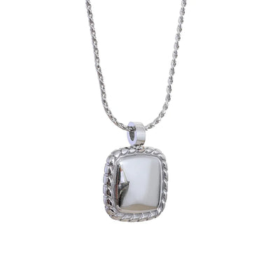 Square Pendant Necklace