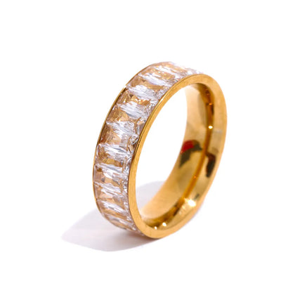 Modern CZ Eternity Band