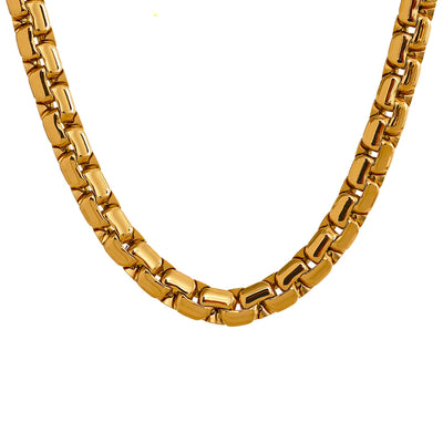 Thick Box Chain Necklace