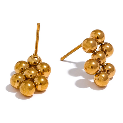 Ball Bead Stud Earrings