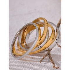 Round Smooth Bangle Bracelet