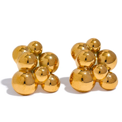 Cluster Ball Earrings