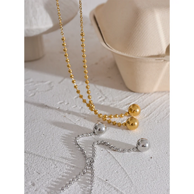 Round Bead Chain Necklace