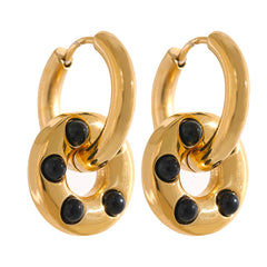 Donut Hoop Earrings