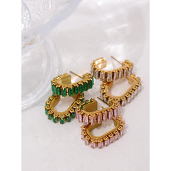 CZ Hoop Earrings