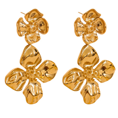 Flower Drop Earrings