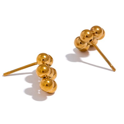 Ball Bead Stud Earrings