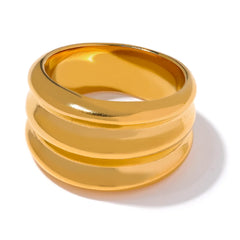 Concave Band Ring