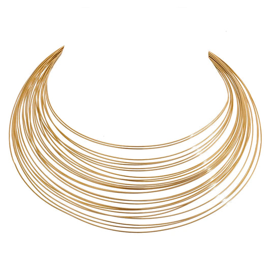 Multilayer Wire Necklace
