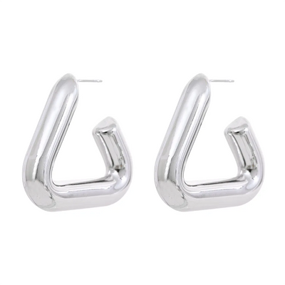 Triangle Hoop Earrings