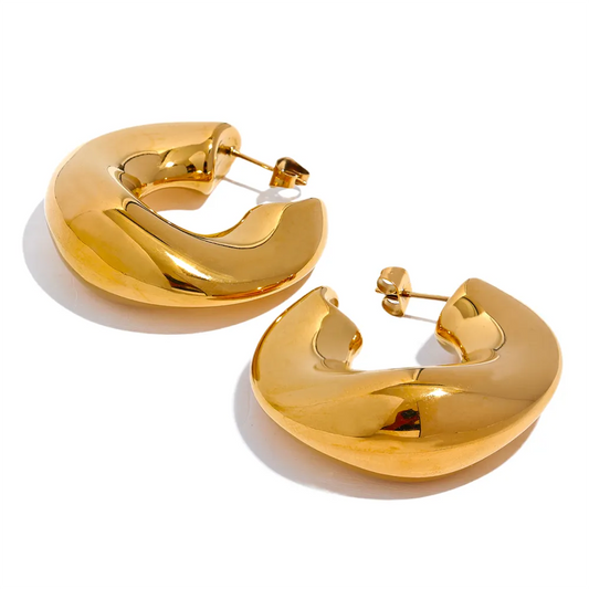 Chunky Hoop Earrings