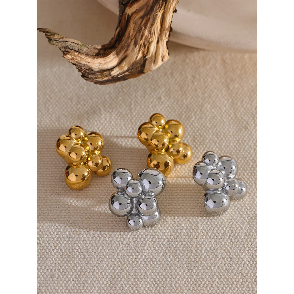 Cluster Ball Earrings